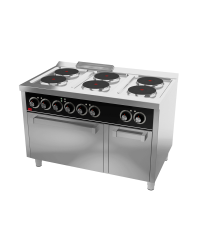 Cocina-eléctrica-modular-con-horno-HRFainca-CE6P750H
