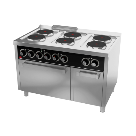 Cocina-eléctrica-modular-con-horno-HRFainca-CE6P750H