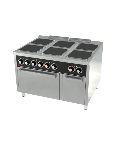 Cocina-eléctrica-modular-con-horno-HRFainca-CE6P900H