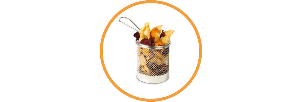 Mini cestas chips gourmet | Iberhostelería |